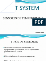 Sensores de temperatura em sistemas split