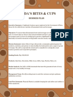Aleda'S Bites & Cups: Business Plan