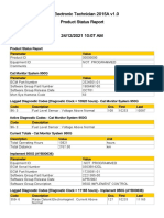 Cat Electronic Technician 2015A v1.0 Product Status Report