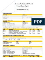Cat Electronic Technician 2015A v1.0 Product Status Report