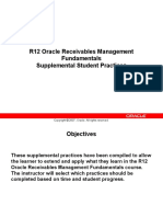 R12 Oracle Receivables Management Fundamentals Supplemental Student Practices