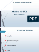 Modulo IVA BlocoFormativo II