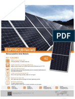 Datasheet 540W Bifacial Solar Panel