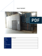 Fault Report: Subject: Customer Site Ref No. Customer Ref Nos. Date Rev