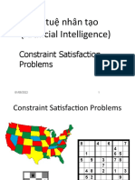 Trí tuệ nhân tạo (Artificial Intelligence) : Constraint Satisfaction Problems