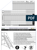 Check List de Pré Uso - Escadas Portáteis: Dia: 1 2 3 4 5 6 7 8 9 10 11 12 13 14 15 16 Turno