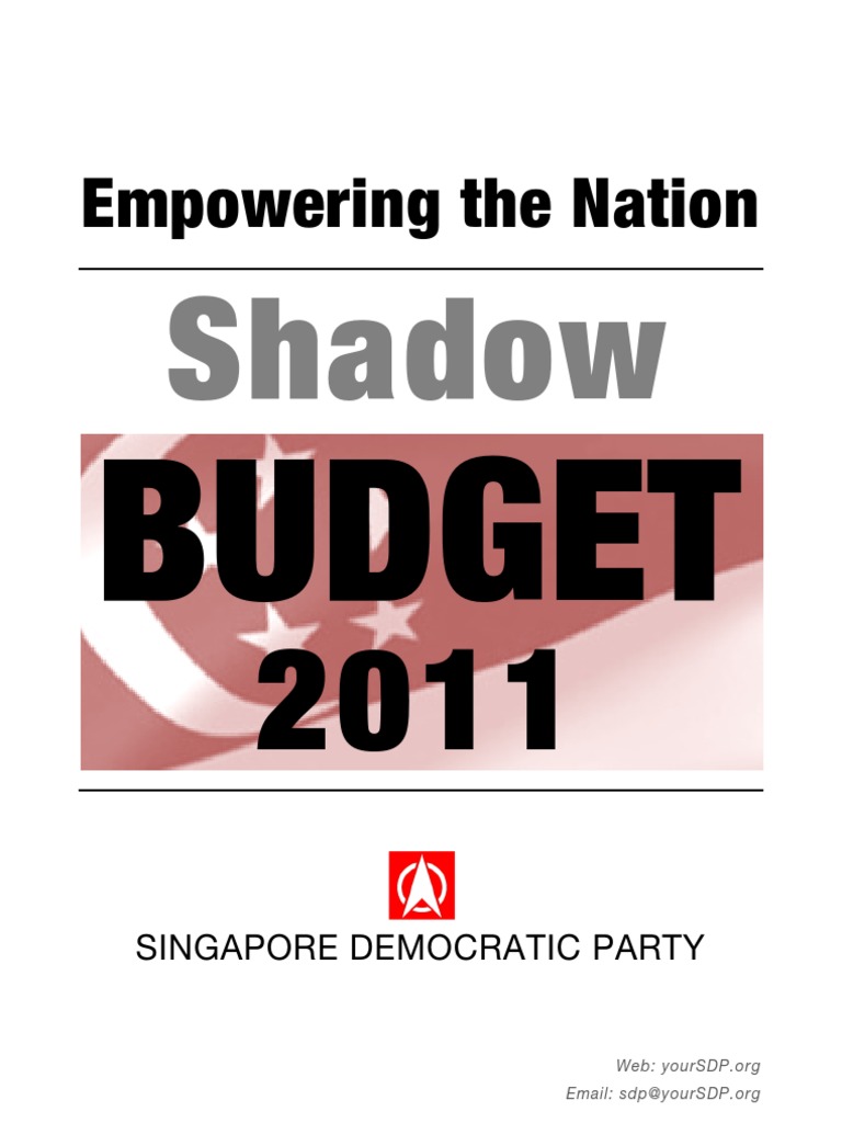 SDP Shadow Budget 2011 Overview | PDF | Business | Finance & Money ...