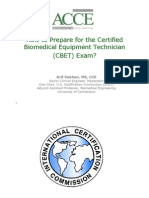 How To Prepare For The Certified Biomedical Equipment Technician (CBET) Exam?