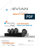Kits CCTV de alta qualidade e resolução 4K/5MP com PoE e WiFi