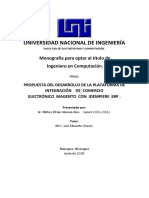 Universidad Nacional de Ingeniería: Monografía para Optar Al Título de Ingeniero en Computación