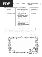 Subject - Mathematics Level A2 Class - V Lesson - 1 (The Fish Tale) Worksheet - 1