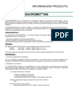 InfoPrd DACROMET500 Esp