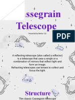 Cassegrain Telescope: Presented by Mehar 12C