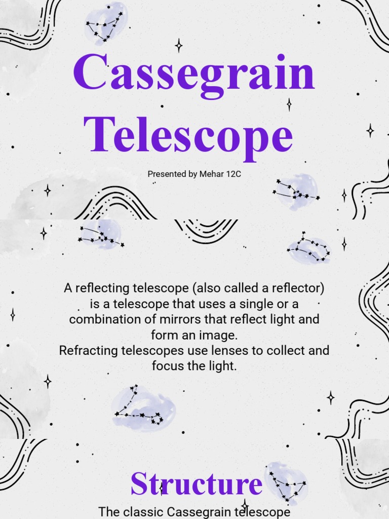 Cassegrain Telescope | PDF | Mirror | Telescope