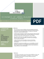 Economics of Green Building: (Literature Studies)