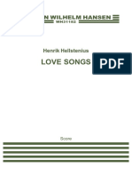 Hellstenius - Love Songs Score