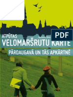 Rīga. Pārdaugavas Atpūtas Velomaršrutu Karte