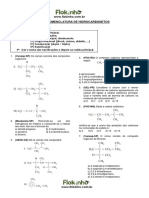 Exercícios de Hidrocarbonetos Geral