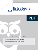 Simulado ESAF questões Informática