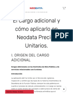 El Cargo Adicional y Como Aplicarlo