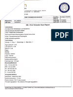 "Mediscan: Ob - First Trimester Scan Report