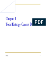 Chapter 4 - Total Entropy Cannot Decrease