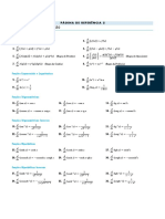 Tabela Derivadas