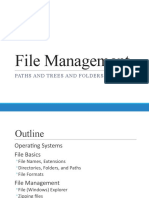 File Management: Paths and Trees and Folders