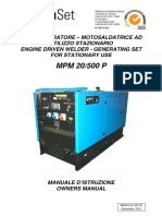 Genset MPM 20-500 P Operation Manual