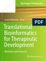 (Methods in Molecular Biology 2194) Joseph Markowitz - Translational Bioinformatics For Therapeutic Development-Springer US - Humana (2021)