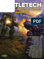 BATTLETECH ForcePacks Record Sheets - Wave Two