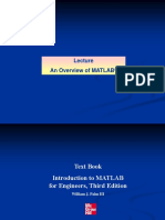 1 MATLAB Overview