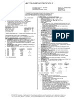 Injection Pump Specification ©