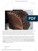 Torta Húmeda de Chocolate Decorada - ¡Receta Fácil!