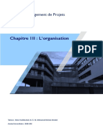 Chapitre III. Organisation