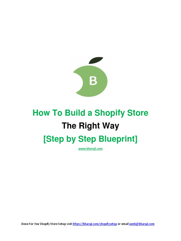 Step-by-Step Shopify Store Setup Guide | PDF | Online Shopping | E Commerce