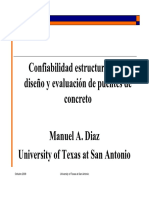 Confiabilidad Estructural en El Diseño y Evaluación de Puentes de Concreto - Manuel - Diaz