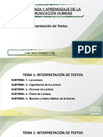 Interpretación de textos: Importancia de la lectura científica