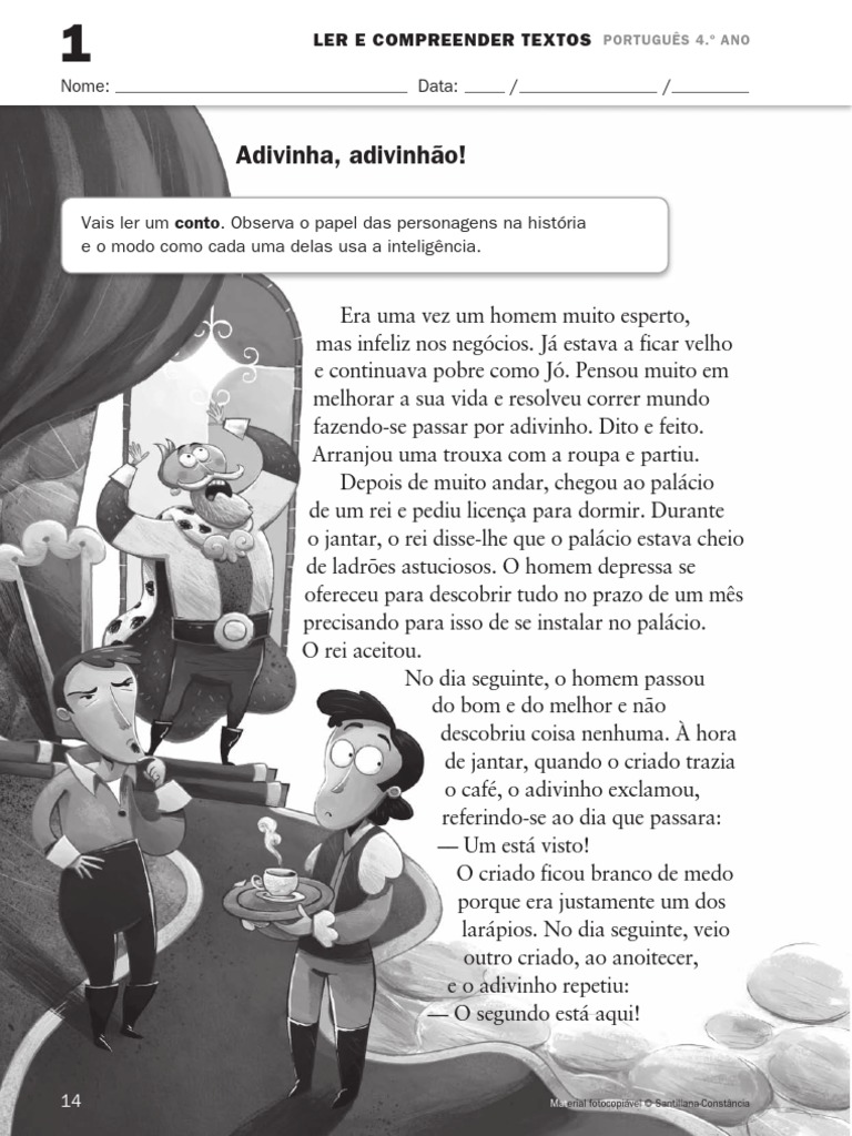 Ler e Compreender Textos 1 | PDF | Contos