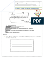 Plano de estudo de matemática e português