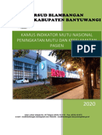 Pdfcoffee.com Kamus Indikator Mutu Nasional Pmkp 2020 PDF Free