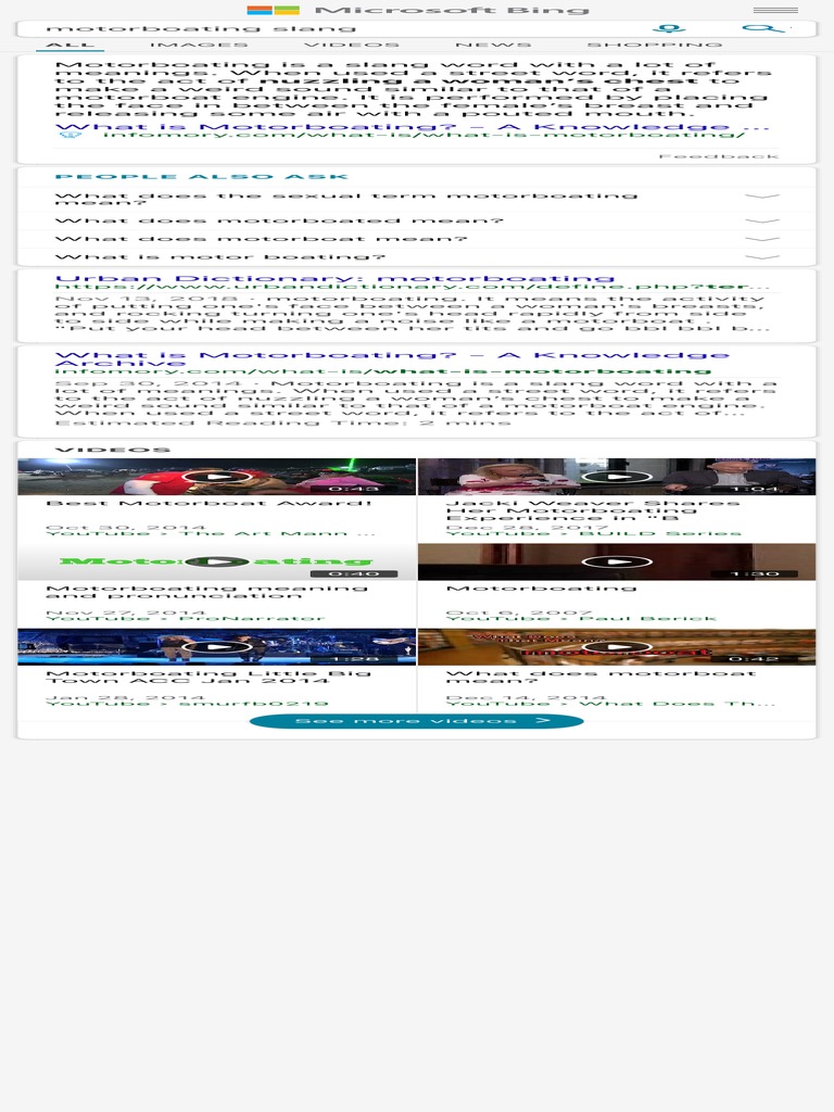 Motorboating: The Slang Term And Its Origins Explained