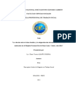 La relación entre el clima familiar y la estigmatización del embarazo adolescente internadas en el Hospital Nacional Dos de Mayo-Lima- Centro. Año 2021”