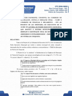 taxa do lixo PARECER e emenda PLOEX 11_2021 TAXA DE LIXO