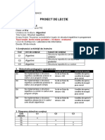 Oprea Theodor-Alin 324CC - Proiectarea Lectiei