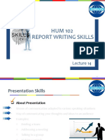 HUM 102 Report Writing Skills