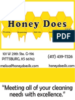 Honey Does LLC Business Card 2