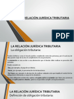 La Relacion Juridica Tributaria