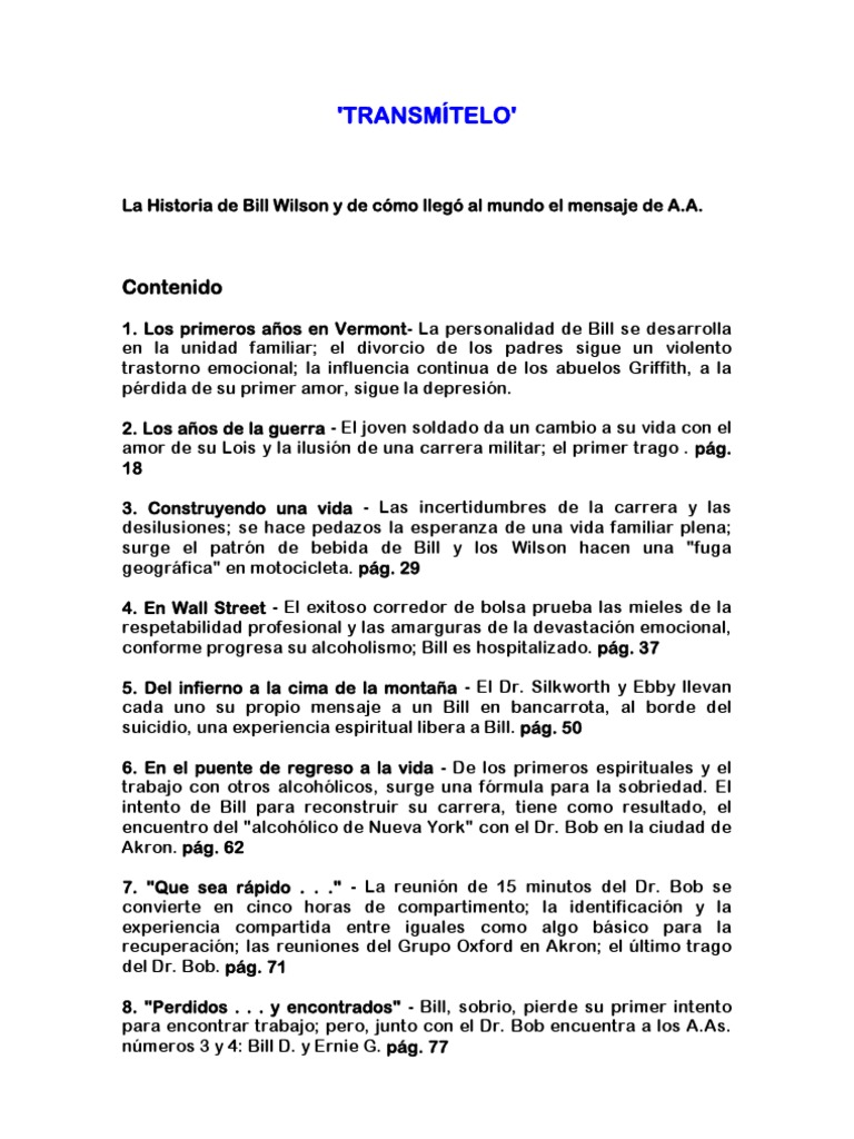 Trans Mite Lo | PDF | Bill W. | Naturaleza, image size:768x1024