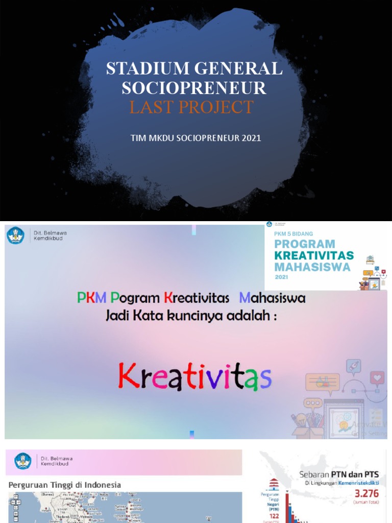 Panduan Lengkap Proposal PKM 2021 | PDF